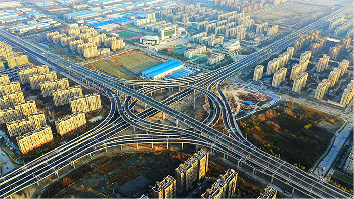 江蘇鹽城市內環(huán)高架快速路網(wǎng)